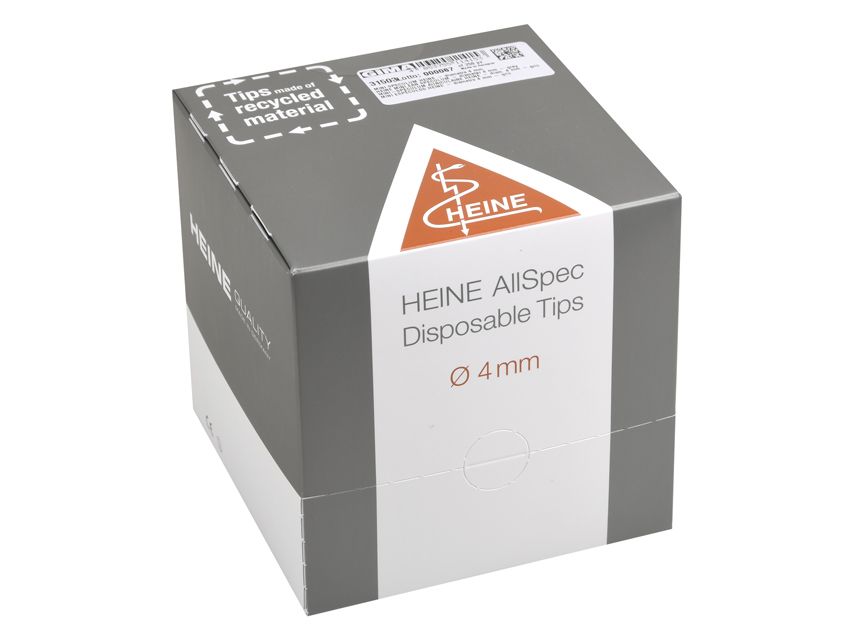 HEINE Allspec® ühekordsed otoskoobiotsikud (250 tk), 4 mm, hall_1